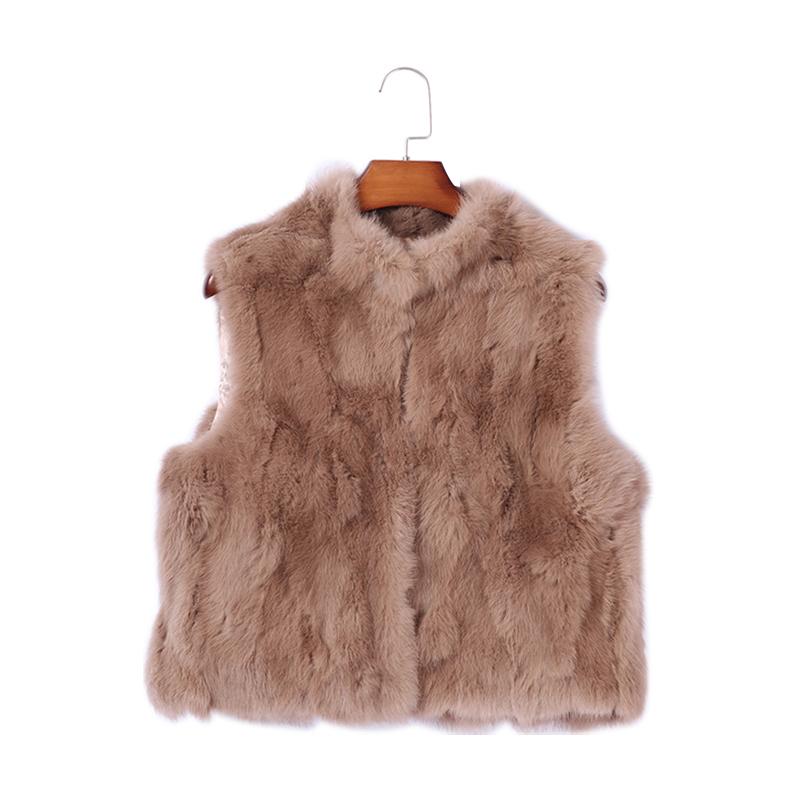 

Winter warm fur vest Short stand-up collar fake fur waistcoat Korean style ladies jackets black women winter clothes, 01
