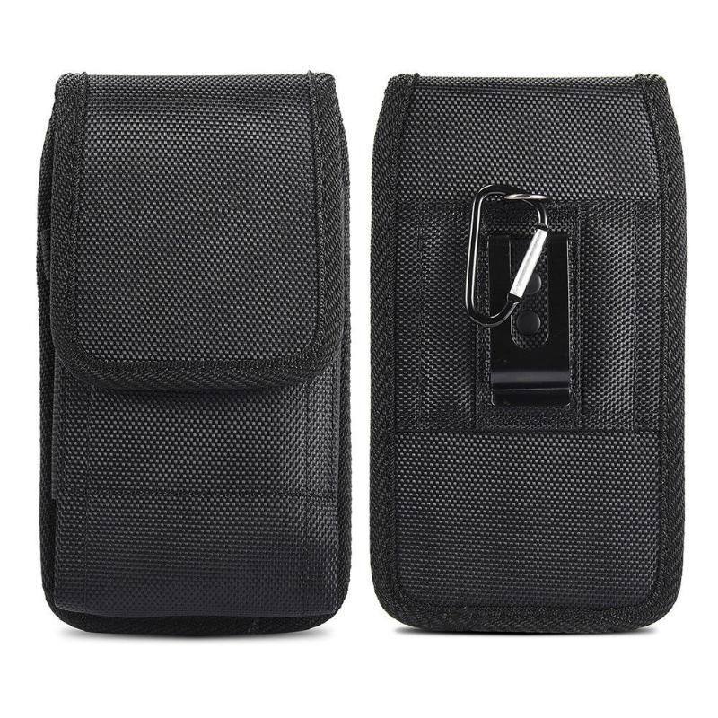 

Portable Camping Waist Protective Elastic Universal Mobile Phone Pouch Nylon Hiking Fasten Bag Belt Hook Anti Scratch Dustproof, Sky blue