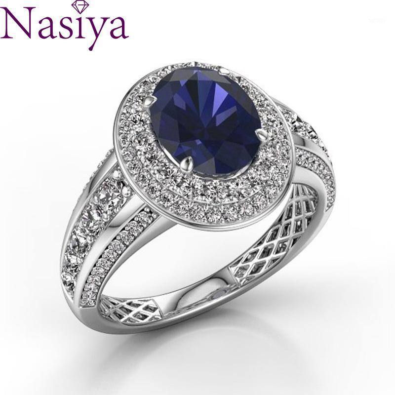 

Sapphire Gemstone Ring 925 Silver Wind Ring Fine Jewelry For Women1