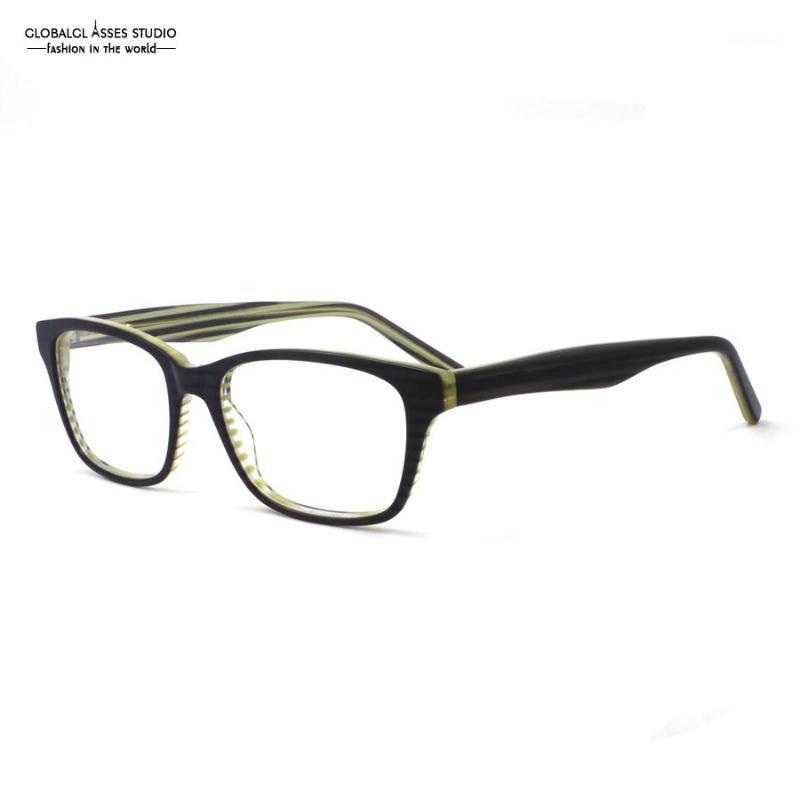 

New Eyeglasses High Quality Fashion Designed Spring Hinge Metal Glasses Frame Women Men Brown Eyewear TL-A930231
