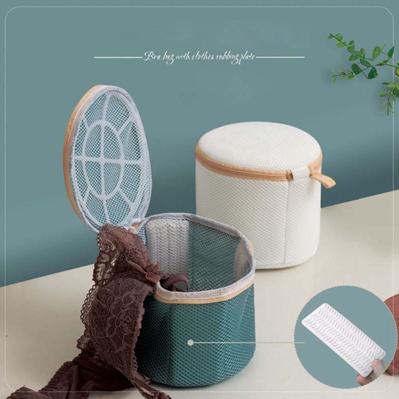 

1Pcs Home Use Mesh Underwear Lingerie Organizer Washing Bag Net Bra Wash Bag zipper Laundry