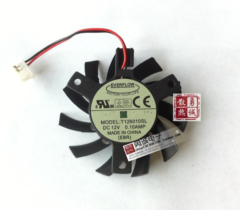

Original EOVERFLOW 12V 0.10A T126010SL MSi 2 line 4P head MSI graphics card fan1