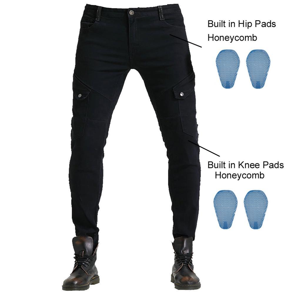 

2021 New Men Women Motorcycle Riding Jeans Honeycomb Ce Armor Knee Hip Protective Pads for Motocross Racing Cycling Off Road Atv Utv 2h81