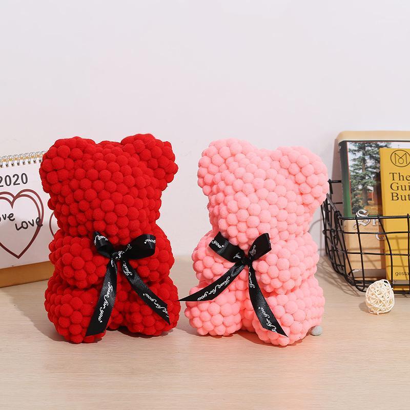 

Rose Teddy Bear cotton bear valentine day bears 25cm1, Beige