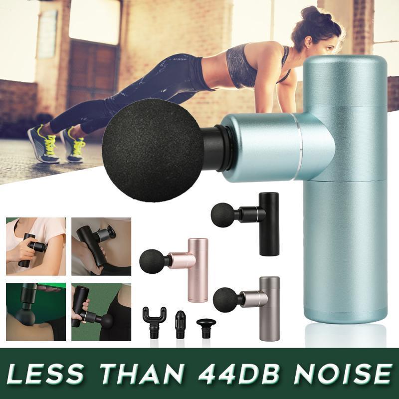 

Mini Massage Gun Percussion Massager Muscle Vibrating Relaxing Sports Recovery Fitness Equipment Slimming Shaping Pain Relief1
