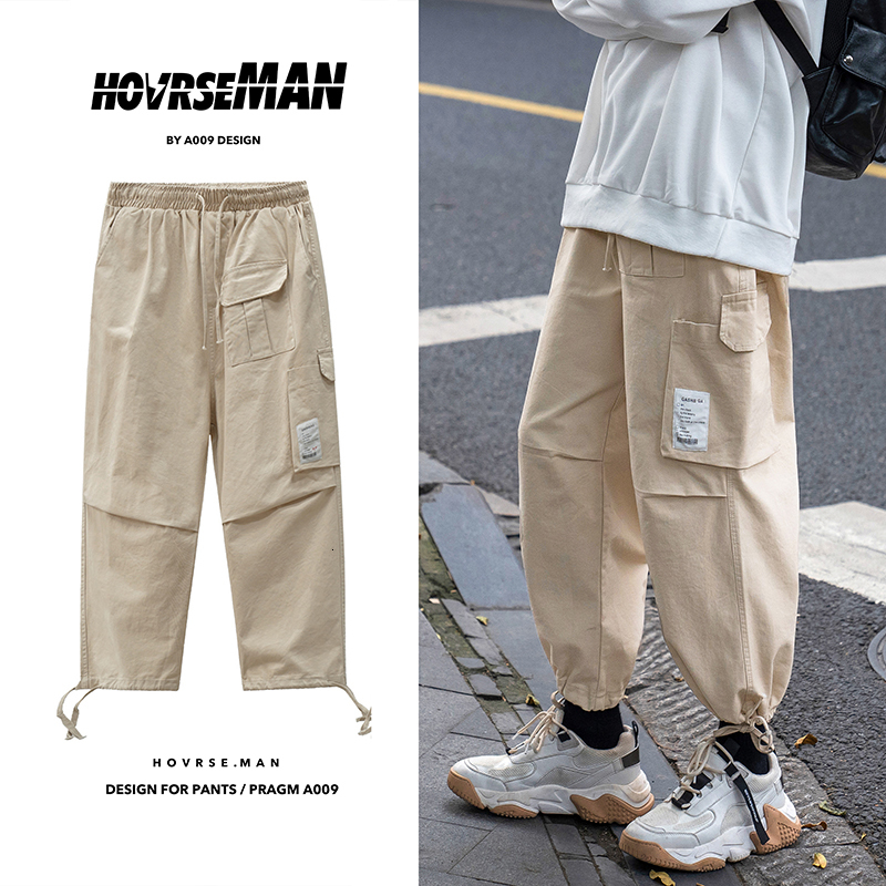 

2021 New Black Sweatpants Streetwear Spring Autumn Hip Hop Harem Pants Men's Casual Korean Oversize Joggers Trouers 3pt4, H613