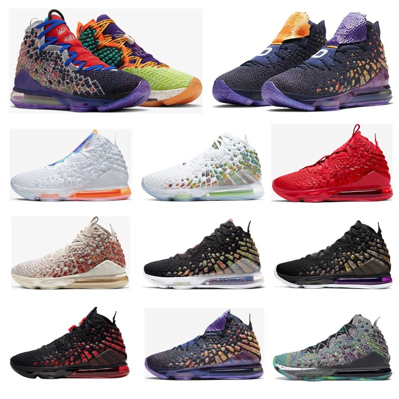 

Free Shipping Lebron17 Future Women Men Outdoor Basketball Shoes Black White Equality Oreo Bred 17s Zoom Eggplant Mens Trainers Sneakers, Pink