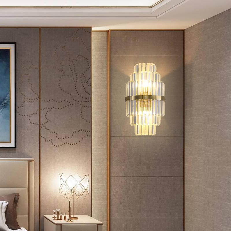 

Crystal Modern Wall Lights Bedside For Bedroom Wall Light Living Room Decoration Sconce Led Home Lighting Bathroom Lights