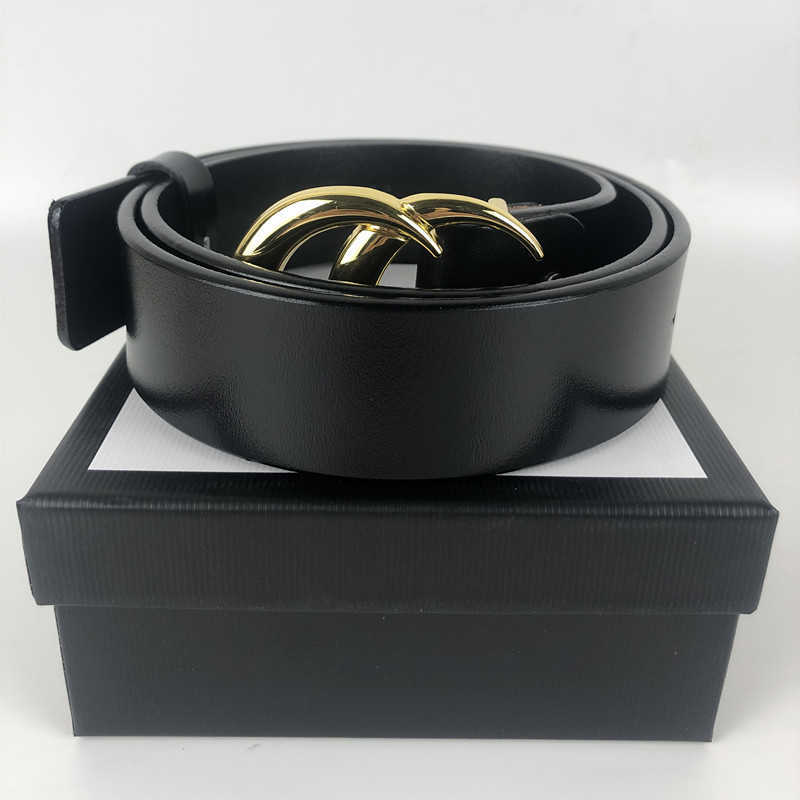 

2022 Mens Womens Designer Belt Genuine Cowhide Leather black Gold silver Buckle with box, White