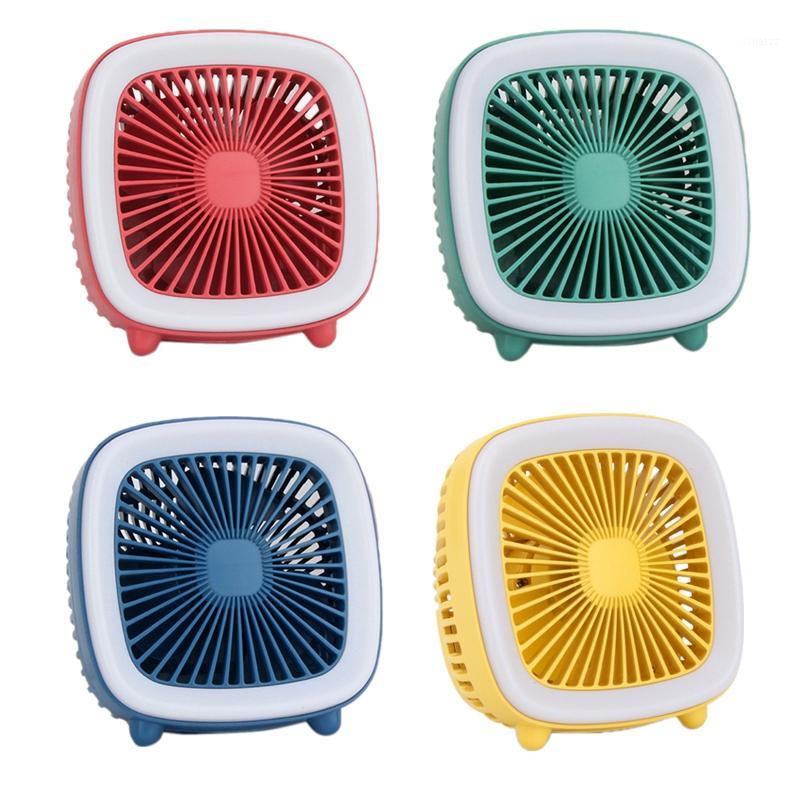 

USB Desk Fan, 3 Speed Personal Small Desktop Table Quiet with Soft Night Light Fan for Home Office Car Outdoor Travel1