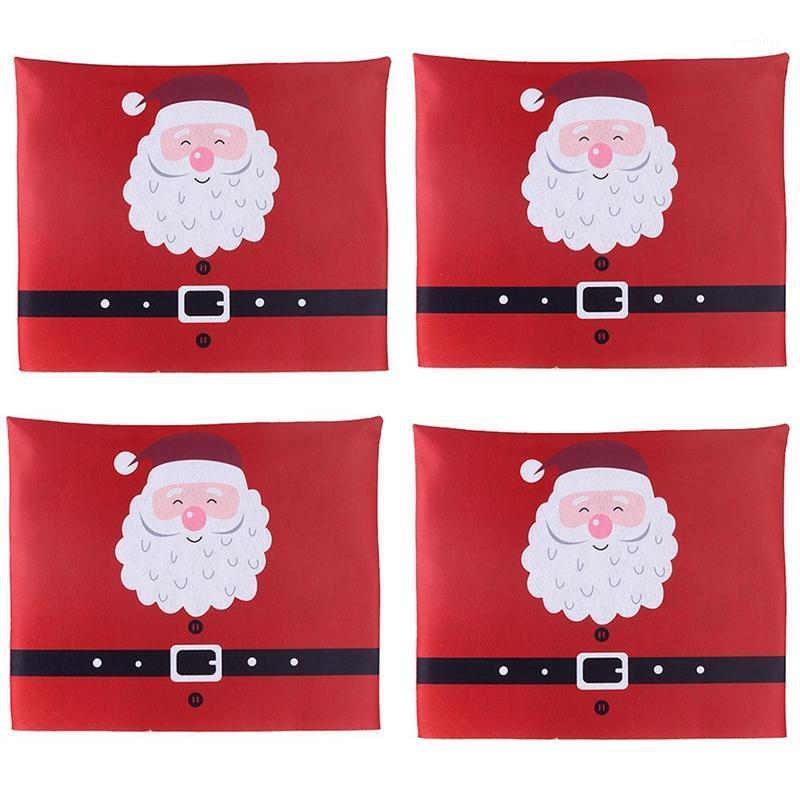 

Santa Claus Chair Set Home Decoration Christmas Decoration1