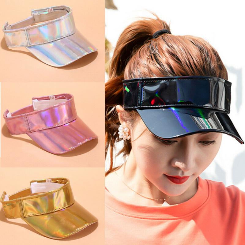 

Unisex Sports Summer Outdoor Sun Protection Cap Unisex Visor Hat Sport Laser, Black