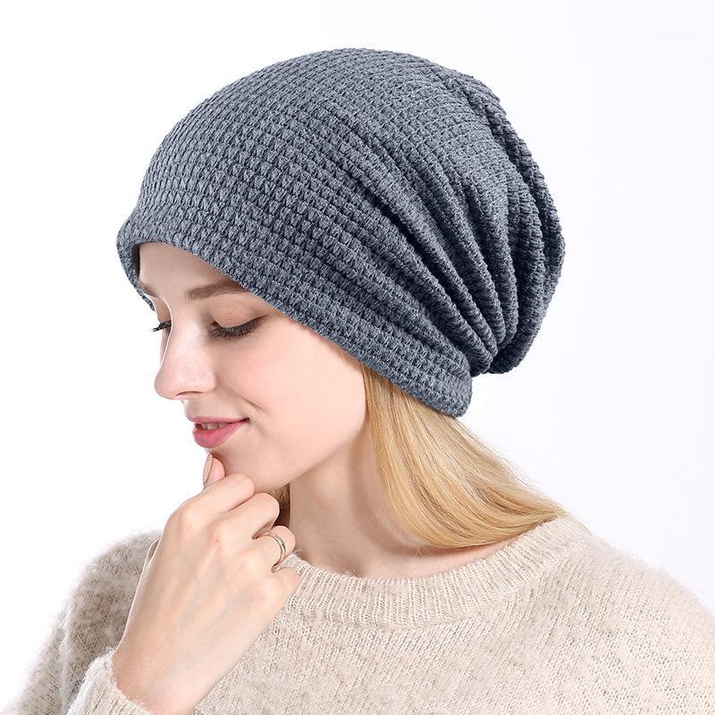 

Winter hats for women in europe and the united states winter knitted wool hats outdoor warm pullover men's and women's1