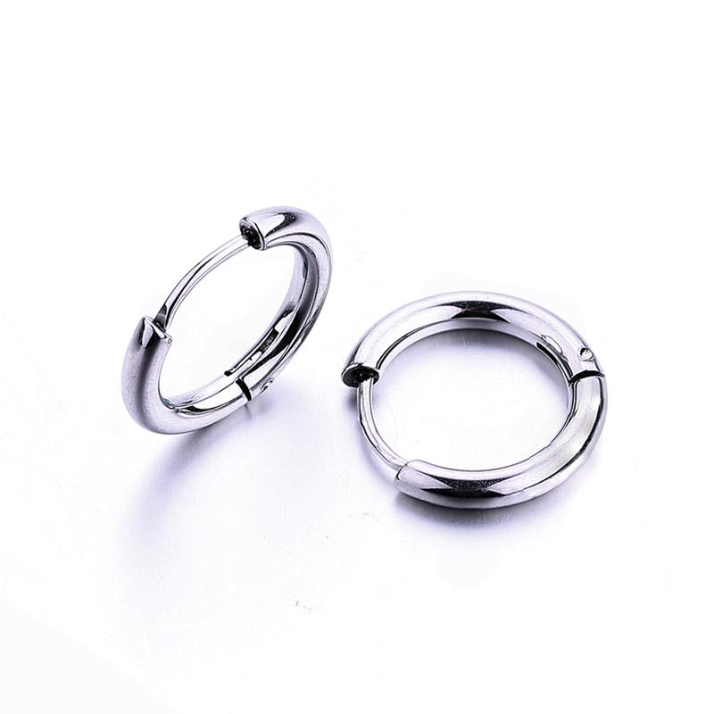 

Round earrings hoop earring man ear jewelry unisex woman fashion earrings 1 pair