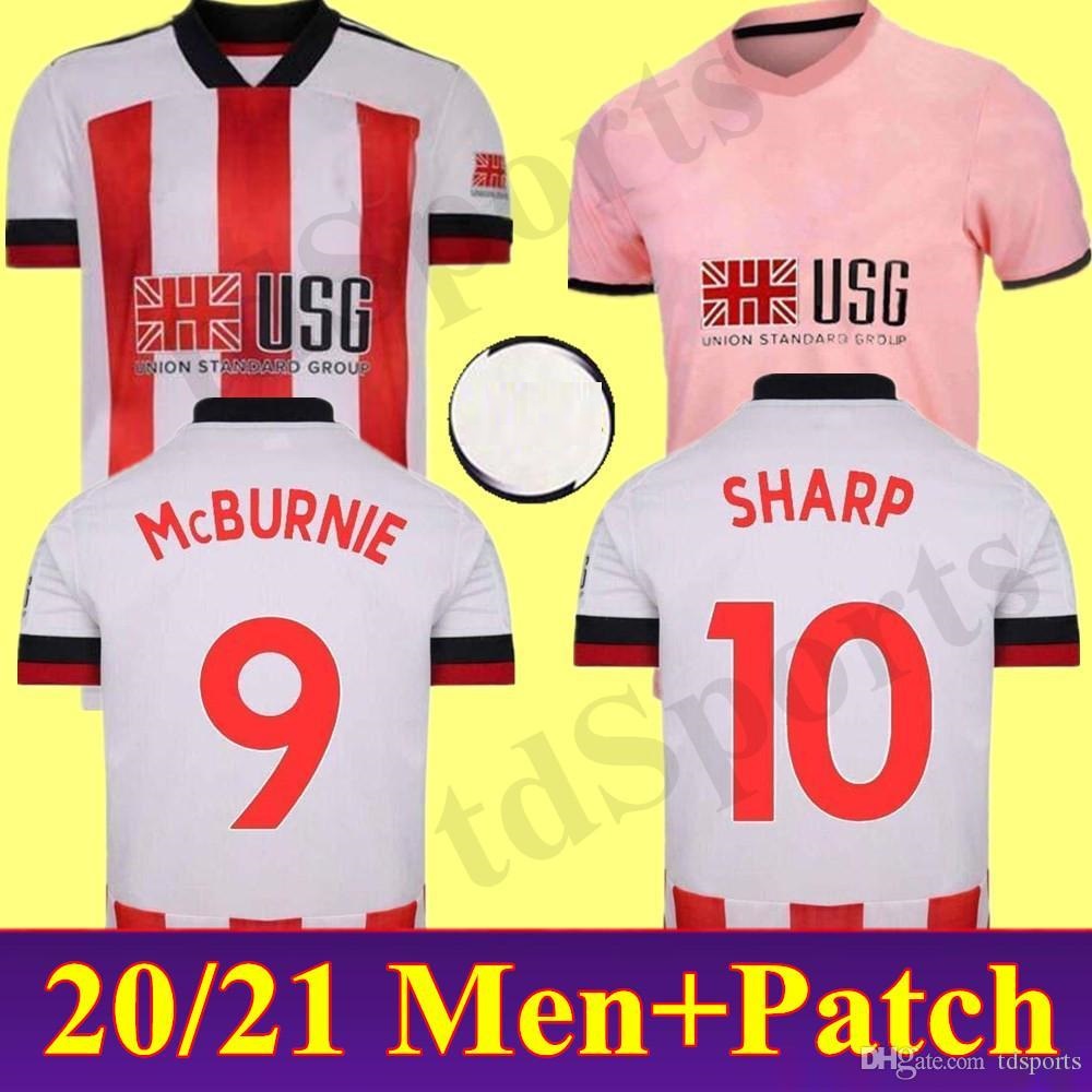 

Men 20 21 Sheffield Soccer Jerseys berge MOUSSET UniteD 2020 2021 McBURNIE LUNDSTRAM FLECK Football Shirt NORWOOD SHARP Jersey, Away