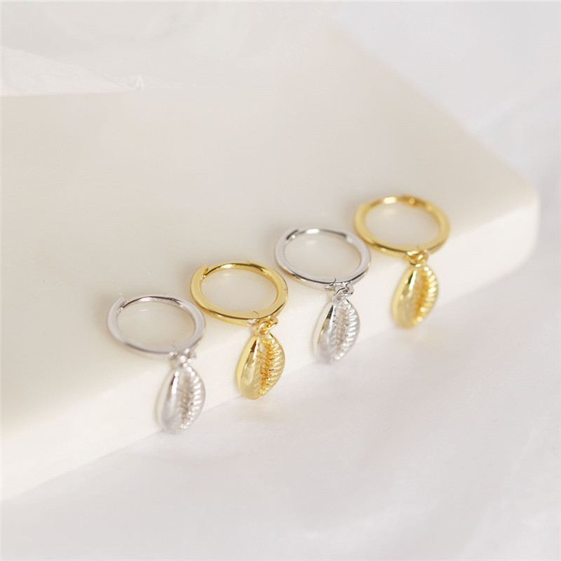 

Februaryfrost Brand Designer ying Vahine 100% 925 Sterling Silver Shell Pendant Stud Earrings for Women