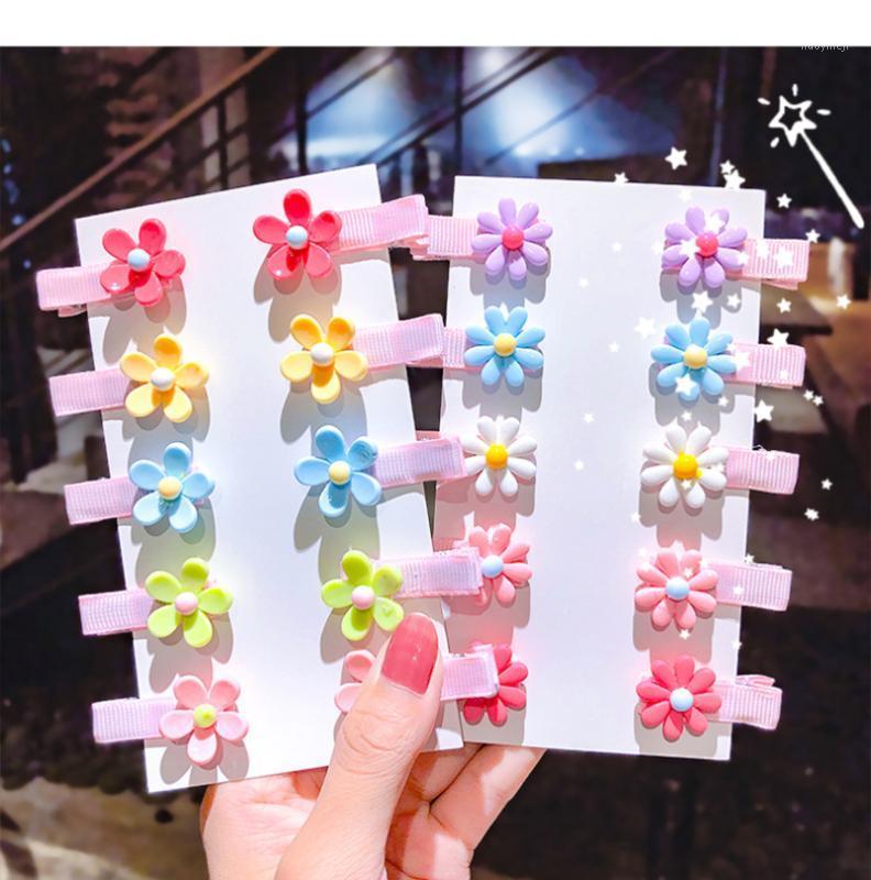 

10 Pieces Of Cute Children's Color Hairpin Girl Headdress Accessories Cute Fashion Baby Hairpin1