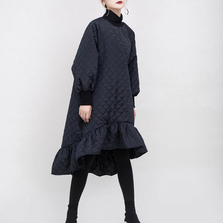 

Dress spring summer 2020 new fishtail European and American flounced dress with cotton padded trumpet mermaid, As pic