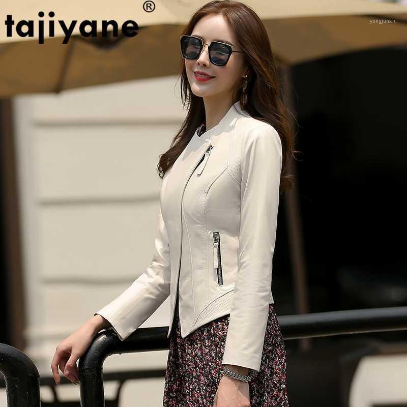 

Women' Leather & Faux Tajiyane 100% Real Sheepskin Coat Female Spring Winter Jackets 2021 Natural Montone Genuine Jacket Women Coats FX3180, Black