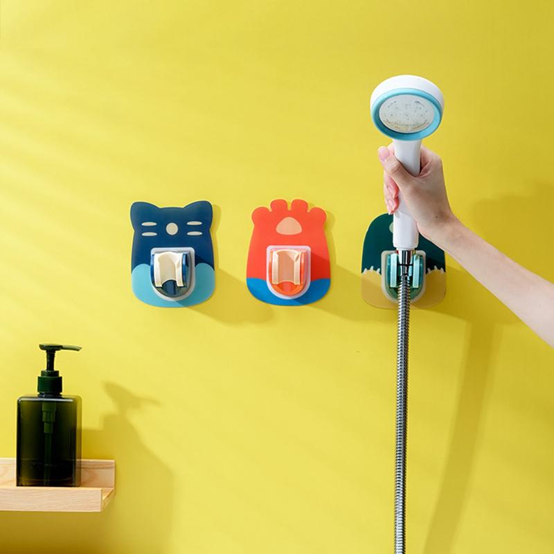 

2021Punch-free Shower Bracket Shower Nozzle Card Seat Bathroom Fixed Base Holder