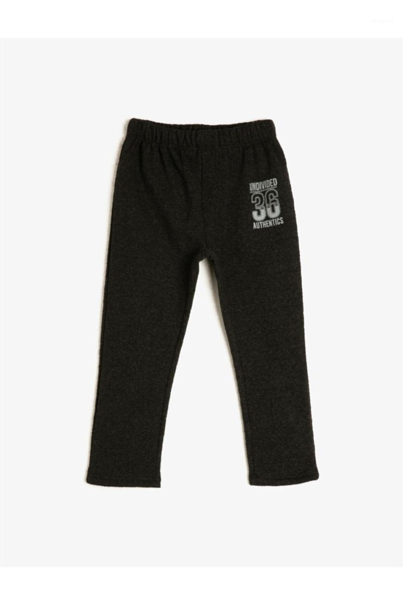 

Koton Male Child Gray Printed Printed Sweatpants1, Gray/045