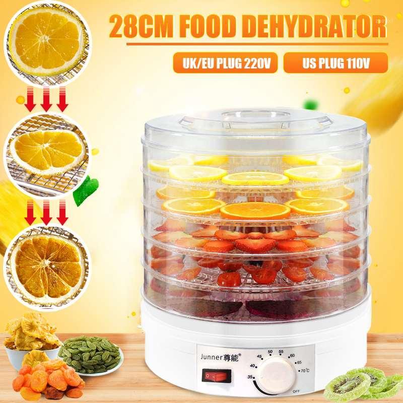 

28CM Dried Fruit Vegetables Meat Machine Household Dehydrator Pet Meat Dehydrated 5 Trays Snacks Air Dryer EU US UK1