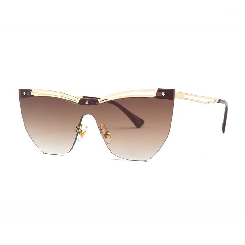 

Sunglasses Luxury One Piece Women Men Eyewear Sun Glasses For Outdoor Goggles Vintage Oculos 22006DF1