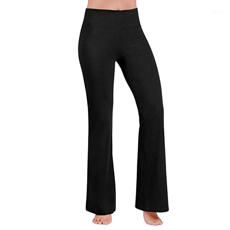 

Autumn Women' Pants High Waisted Tummy Control Workout Leggings Solid design1, Black