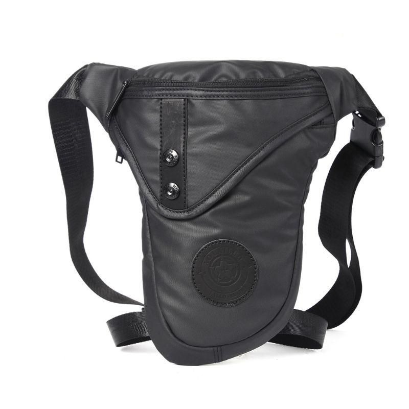 

Portable Men Motorcycle Rider Drop Leg Bag Belt Waist Fanny Pack 20CA, Black