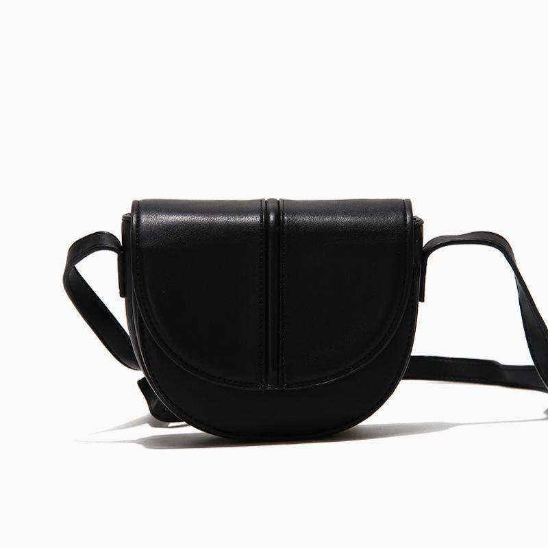 

2121 New Fashion Woman Message Bag with Shoulder Strap Print Elegant Female Flap Bags with Elegant Small Bag, Black