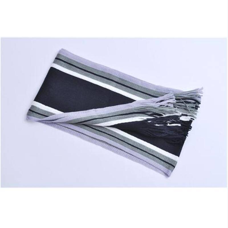 

Hot new men's new scarf black gray red tassel winter warm scarf fashion brand quality striped men elegant comfortable warm
