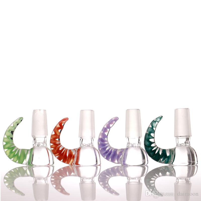 

Wholesale smoke 14mm bowl glass bowls With Stem For Water Bongs tabacco tool smoking accessories