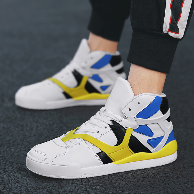 

Top quality High-superior sports small white leisure outdoor high-decapaged shoes in racing space big size new shoe 124, 124；black-124；