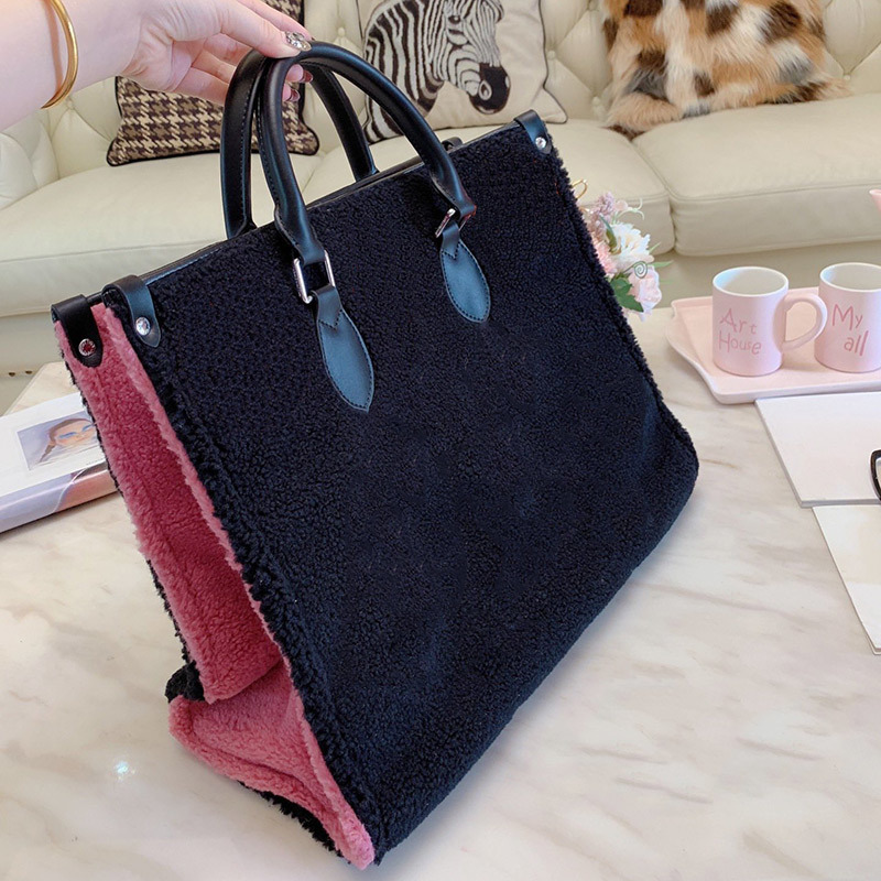 

2020 WHOLESALE designer handbags women Luxury bag totes bag top quality Famous real leather Handbags Designer Shoulder Bag, Black