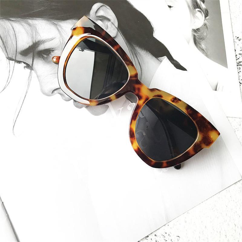 

Sunglasses Ladies Retro Cat Women 2021 Fashion Shades Female Vintage Black Cateye Sun Glasses For Luxury FML1