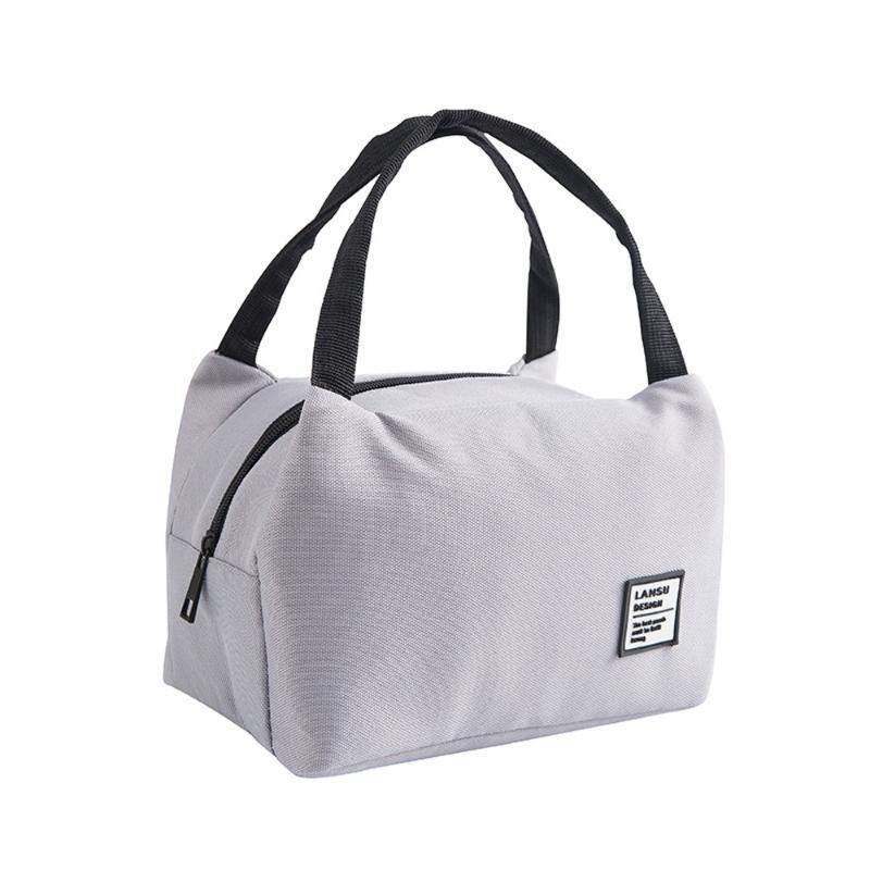 

For Women Kids Men Insulated Canvas Tote Box Bag Thermal Cooler Lunch Bags C611