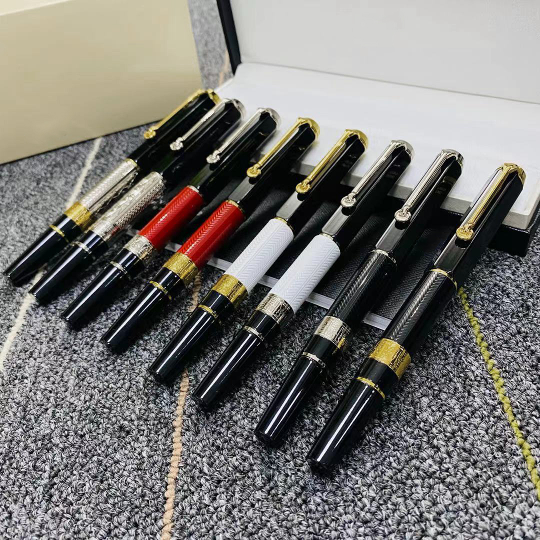 

YAMALANG luxury Designer pens 4-color metal Ballpoint pen writing Ink Fountain Pens a precious gift for men and women, As pictured show