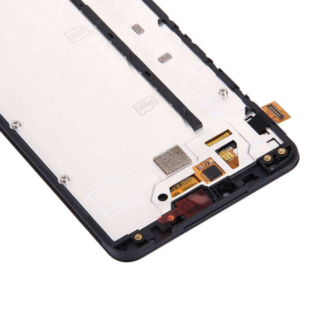 

LCD Screen and Digitizer Full Assembly with Frame for Microsoft Lumia 640 XL