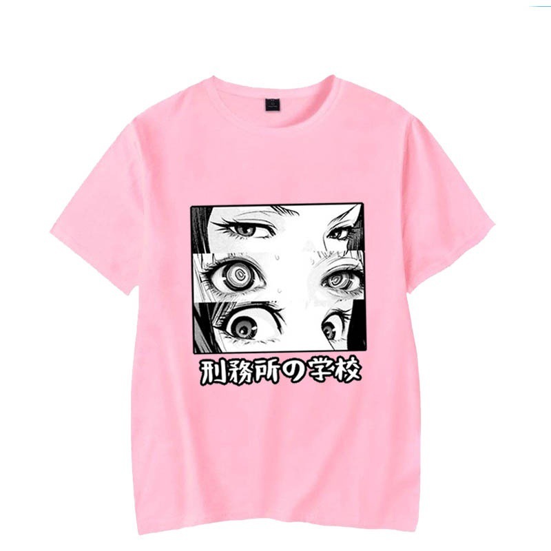 

T-shiri apanese Lori comic T-shirt women's short-sleeved ins tren, White