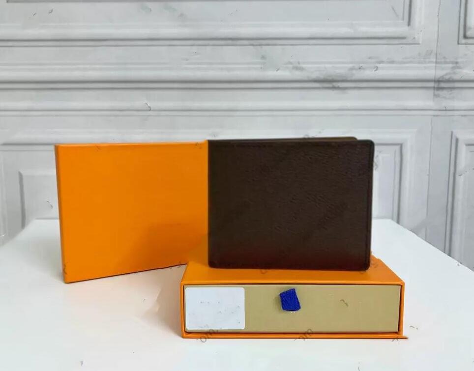 

High Quality Designers L billfold Wallet PU Leather Men Women Purse Luxury Water Wallets with box, Black flower