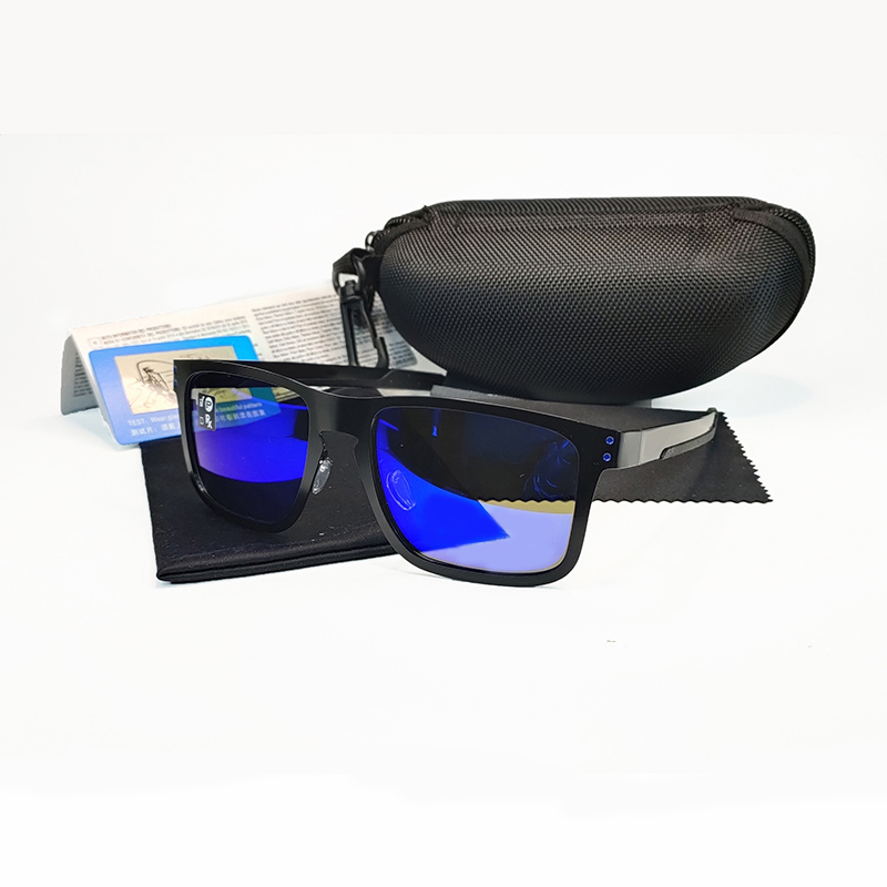

Fashion Polarized Sunglasses Model 4123 Men Women Brand Eyewear Metal Square Frame Outdoor Sport Diving Fishing glasses UV400 Lens More color with Case