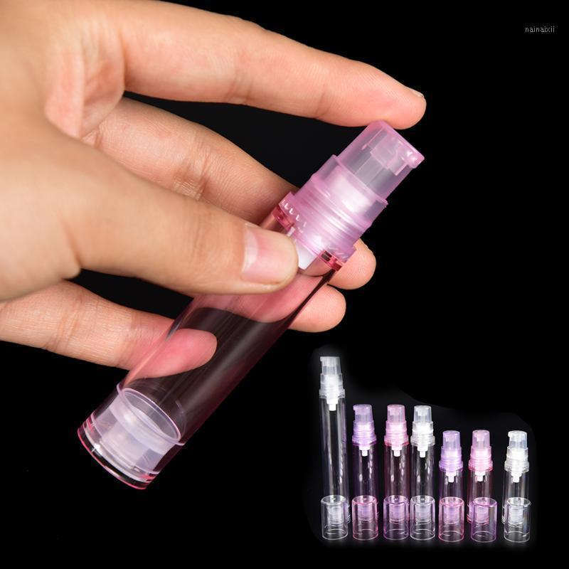 

1PC Portable Empty Pump Plastic Bottles Vacuum Pressure Emulsion Bottle With Lotion Pump On Travelling Cosmetic Packaging1