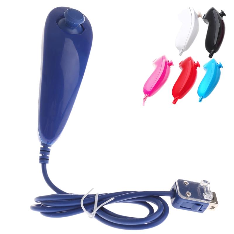 

OOTDTY Mini Nunchuck Nunchuk Video Game Remote Controller For Wii Console