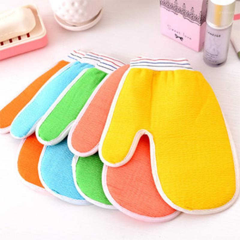 

Cleaner Skid Resistance Wash Skin Body Scrubber Spa Candy Color Random Color Scrub Massage Cleansing Shower Gloves1