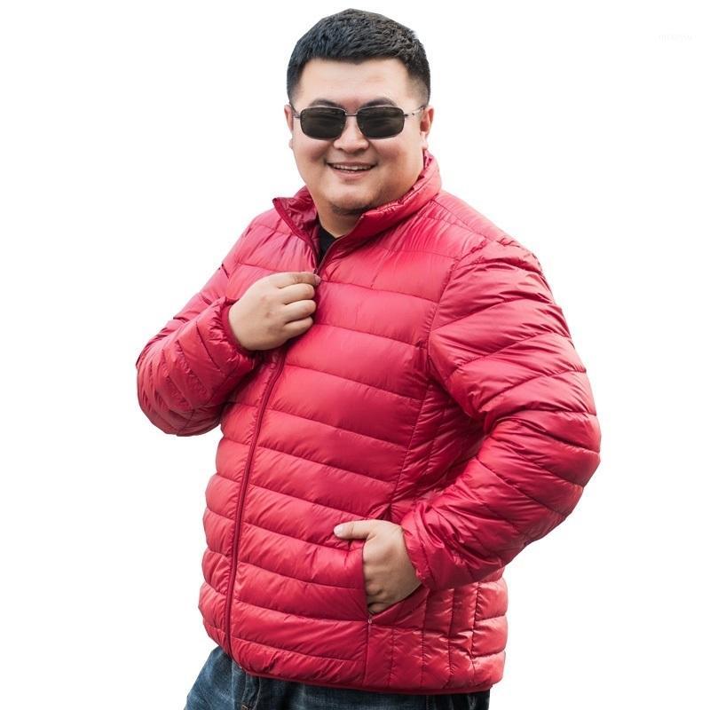 

Men's Jackets Plus Size Men Warm Zipper Winter Cotton Parkas Oversize Light Outwear 7XL 8XL 9XL Black Coat Loose Blue1