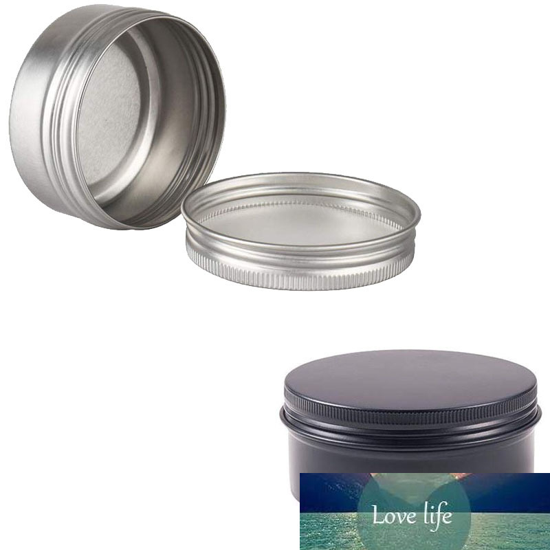 

24pcs 50g Metal Aluminum Round Tin Cans Box Silver Empty Cosmetic Cream Jar Pot Case Screw Thread Lid Lip Balm Container