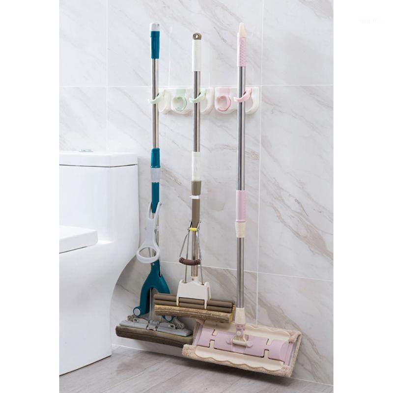 

Useful Kitchen Organizer Mop Holder Brush Broom Hanger Storage Rack Household Mop Brush Hanger Kitchen Gadgets 20191