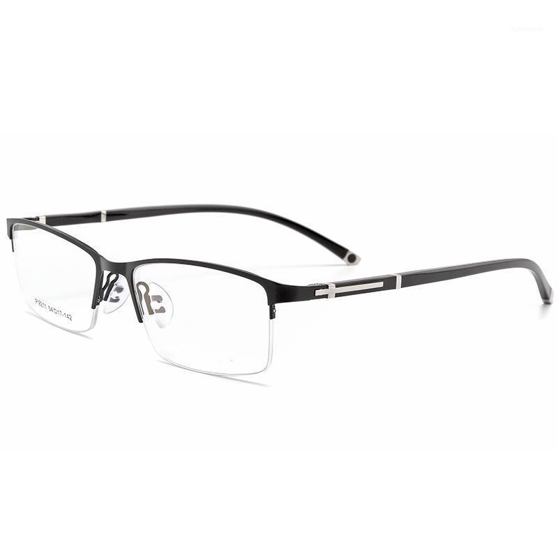 

High Quality Men's Glasses Designer Glasses Legs Tr Legs Half-Frame Frame Plain Prescription Customization1