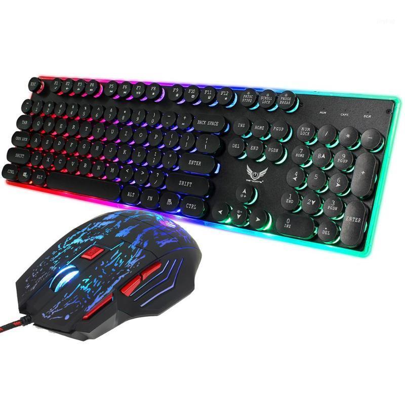 

Hot Sale Keyboard Wear-resistant Multi-function Gaming Keyboard Mouse Set LED Backlight 7 Buttons Gaming Mouse for PC Laptop1