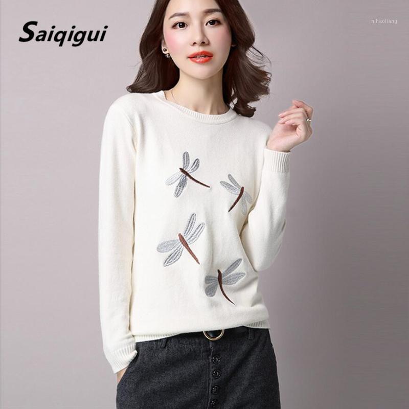 

Wholesale- 6 Color New 2016 O-Neck Winter Autumn Women Sweater Long Sleeve Pullovers Knitting Casual Sweaters pull femme sudaderas jumper1, Beige